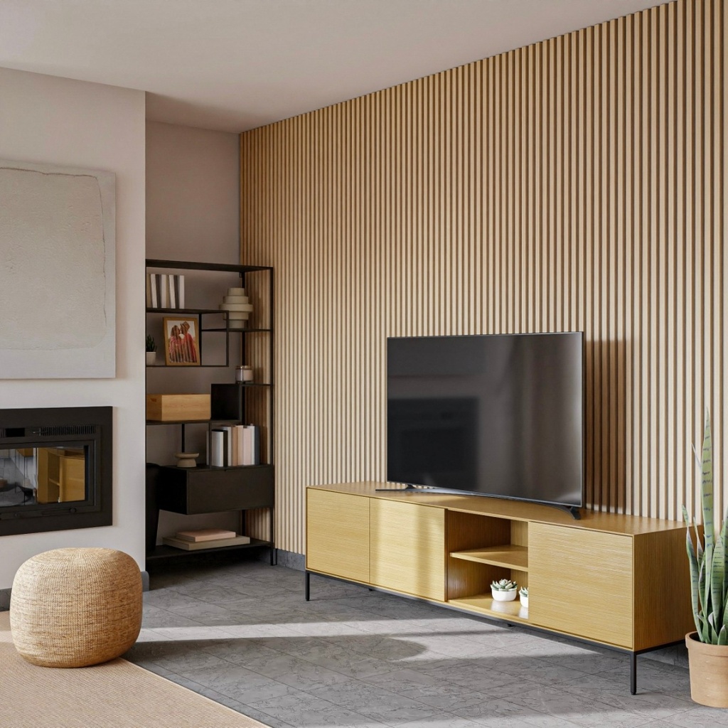 PANEL ACUSTICO MDF 60*21*240CM
