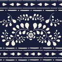 Stencil A3 Design Faux Bone Inlay (plantilla)