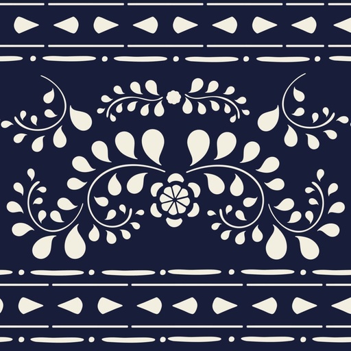 Stencil A3 Design Faux Bone Inlay (plantilla)