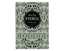Stencil A3 Design Faux Bone Inlay (plantilla)