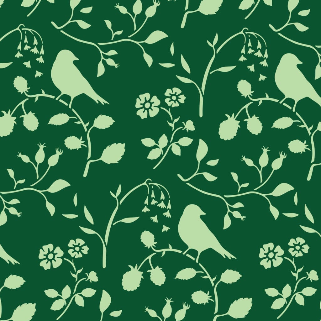 Stencil A4 Design Countryside Bird (plantilla)