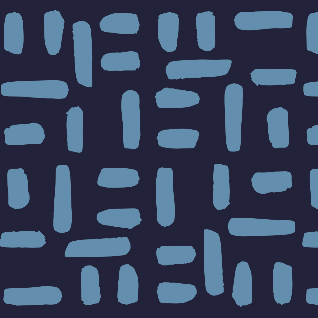 Stencil Square Design Brushwork Tile (plantilla)