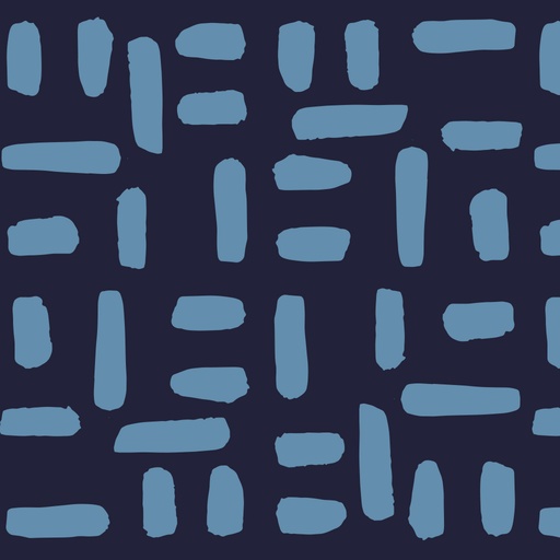 Stencil Square Design Brushwork Tile (plantilla)