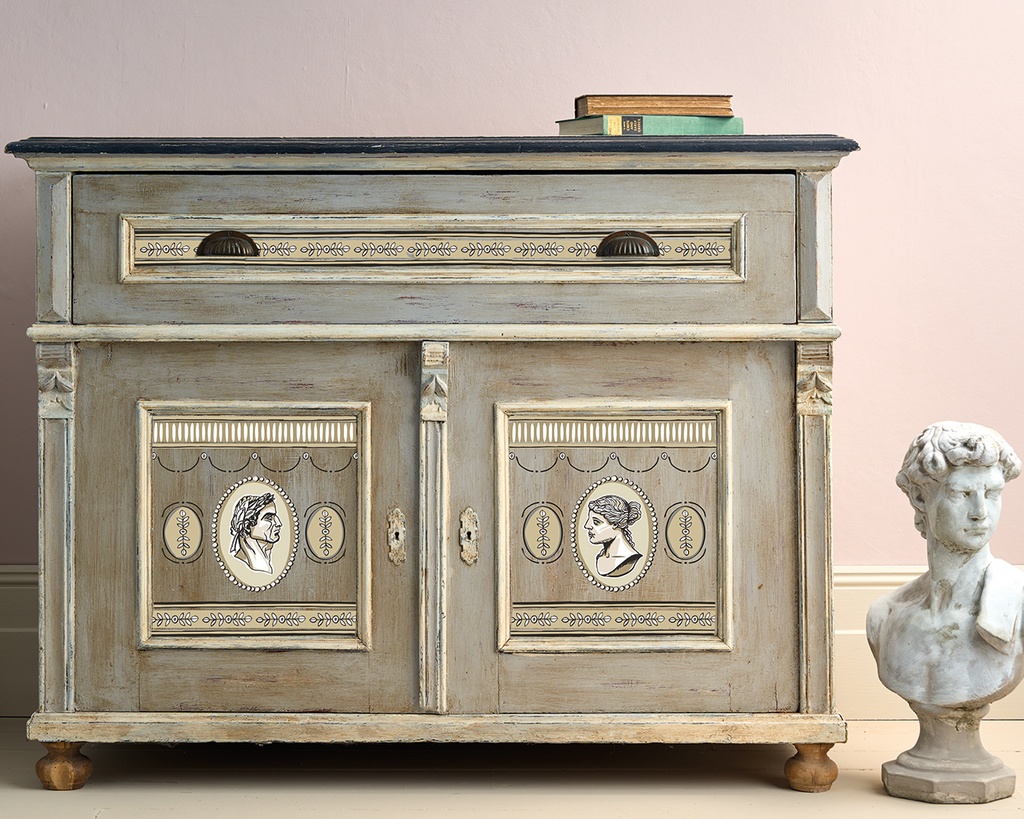 Decopage Cameo Paint Inlay