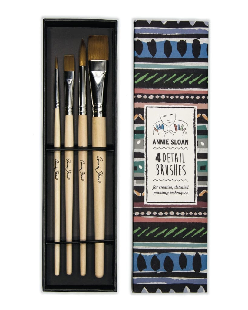 PINCELES DE DETALLES - ANNIE SLOAN PACK 4