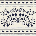 STENCIL A3 DESIGN FAUX BONE INLAY - PLANTILLA PACK 3