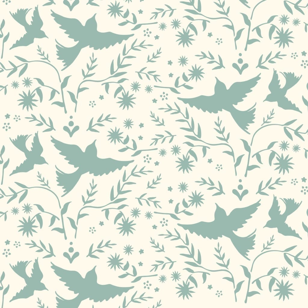 Stencil A4 Design Mexican Birds (plantilla)