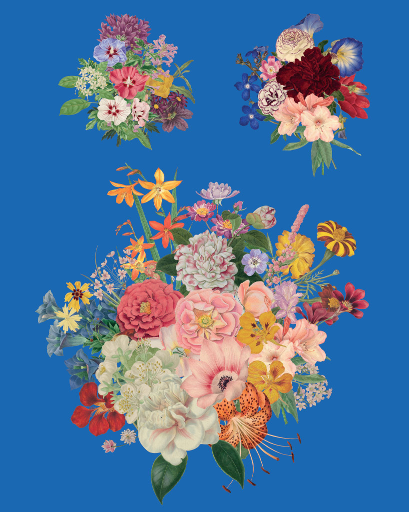 RHS DECOUPAGE PAPER FLORIBUNDA - PAPEL PARA MUEBLES  67*48CM