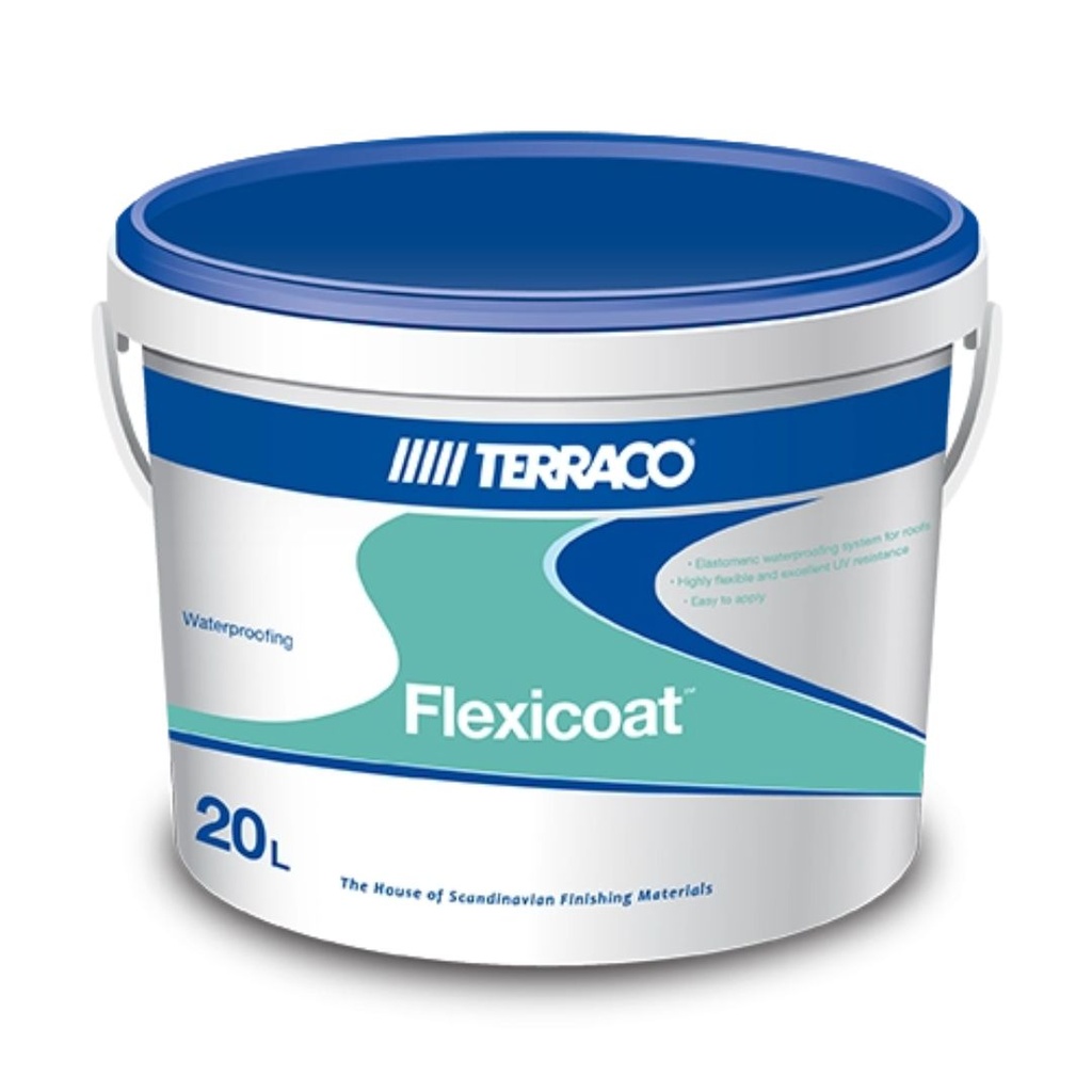 FLEXICOAT - IMPERMEABILIZANTE ELASTOMERICO PARA TECHOS 20KG