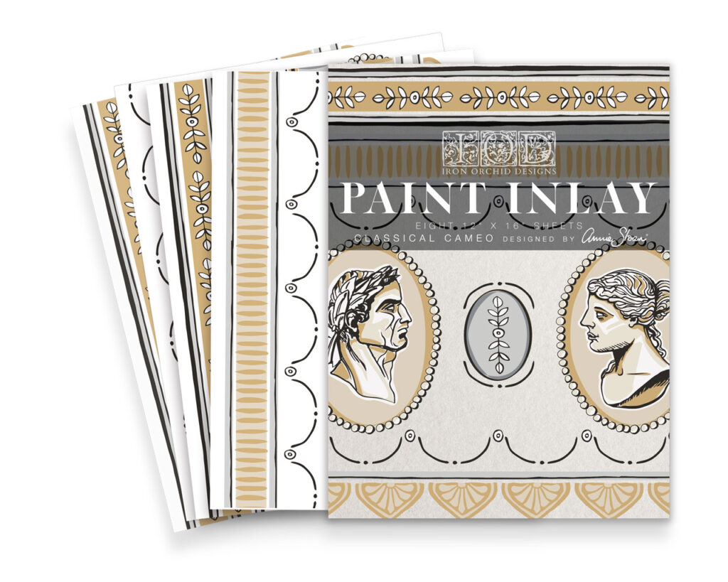 DECOUPAGE CAMEO PANT INLAY - DECORATIVE PAPER FOR FURNITURE