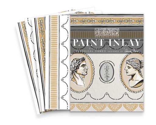 [BCCLA001.0001.01] DECOUPAGE CAMEO PANT INLAY - DECORATIVE PAPER FOR FURNITURE