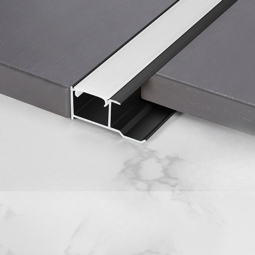 [LP.PUL.NEGRO] DUPLEX PROFILE FOR LED (LED NOT INCLUDED) 5MM*3M