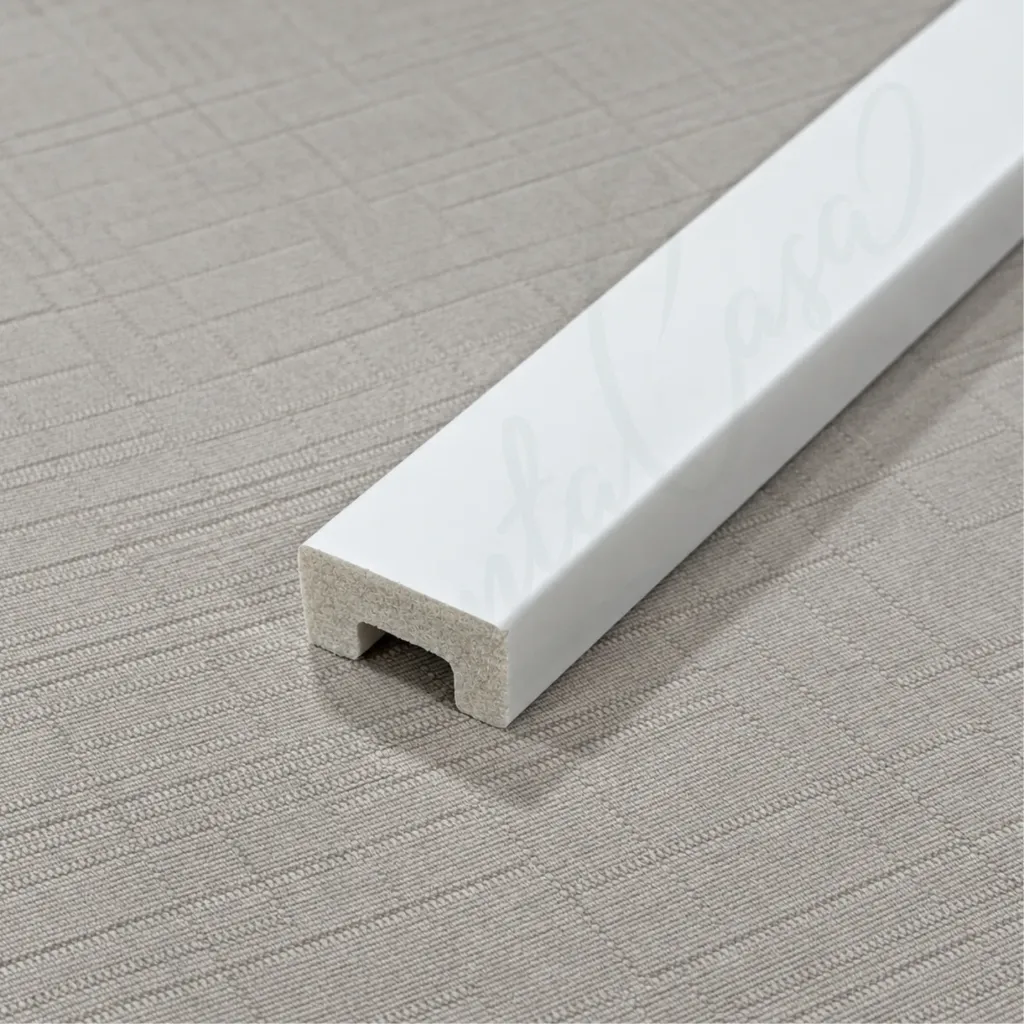 MOLDURA PLANA O PASACABLES (TP2012-A) 2.5 x 1.3 x 290CM